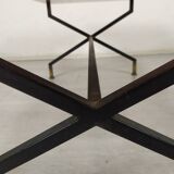 Table basse vintage verre