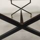 Table basse vintage verre