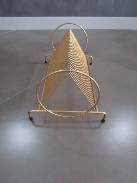 Vintage 60s gold vinyl door
