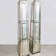 Vintage antique mirror glass Obelisk Sculpture Olivier de Schrijver