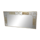 Exquisite very large bistrot Art Nouveau mirror, France 1930s.