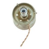 Table lamp in pressed glass