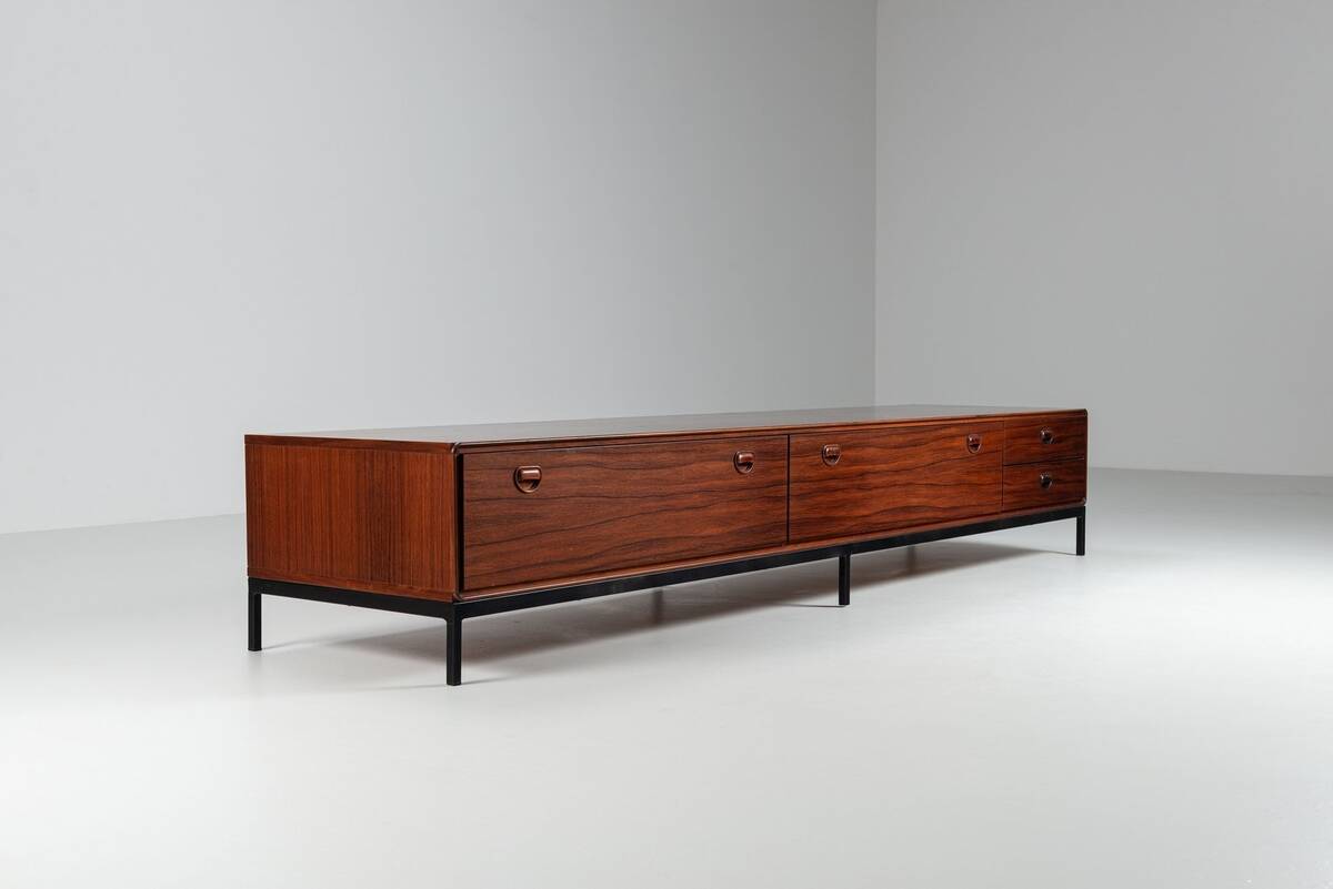 Fristho Franeker lowboard in rosewood, The Netherlands, 1960