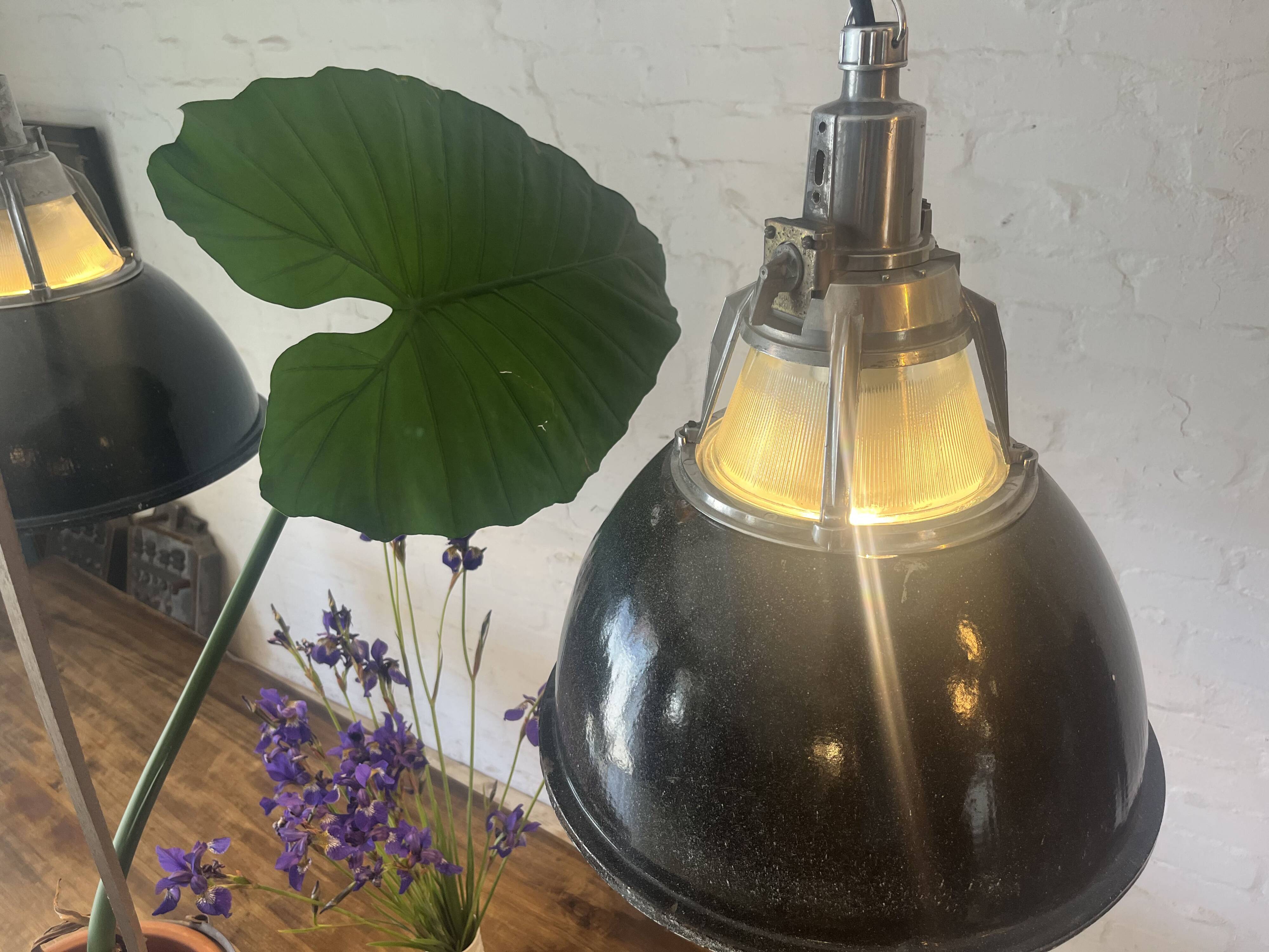 „Alma“ Ukrainische Industrieleuchte schwarz