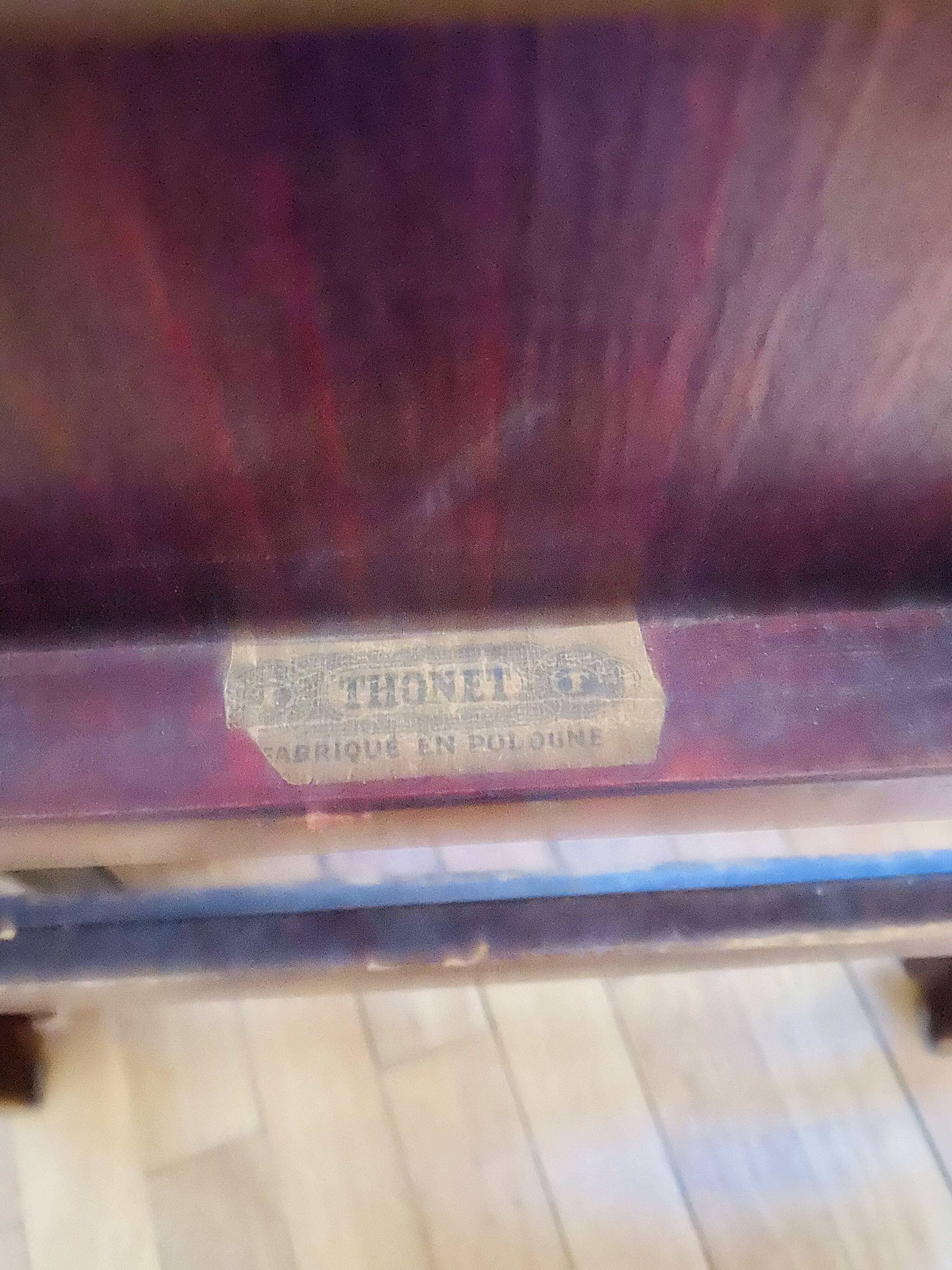 Folding chair THONET model 751 mahogany color