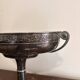 Antique Oval Basket Bowl Neo-Renaissance Silver-Plated Metal 19th Century