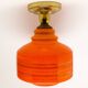 Art Deco style pendant lamp, Poland, 1960s