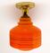 Lampe à pendentif de style Art Déco, Pologne, années 1960