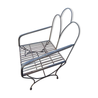Wrought iron armchair