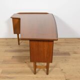 Bureau vintage Boomerang en teck par Peter Løvig Nielsen, Danemark, 1970