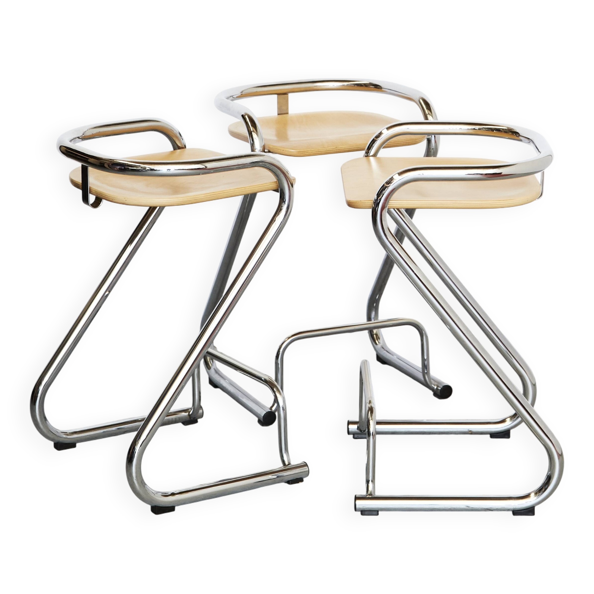 Tabouret de bar S70 par Lindau & Lindekrantz pour Lammhults, 1960