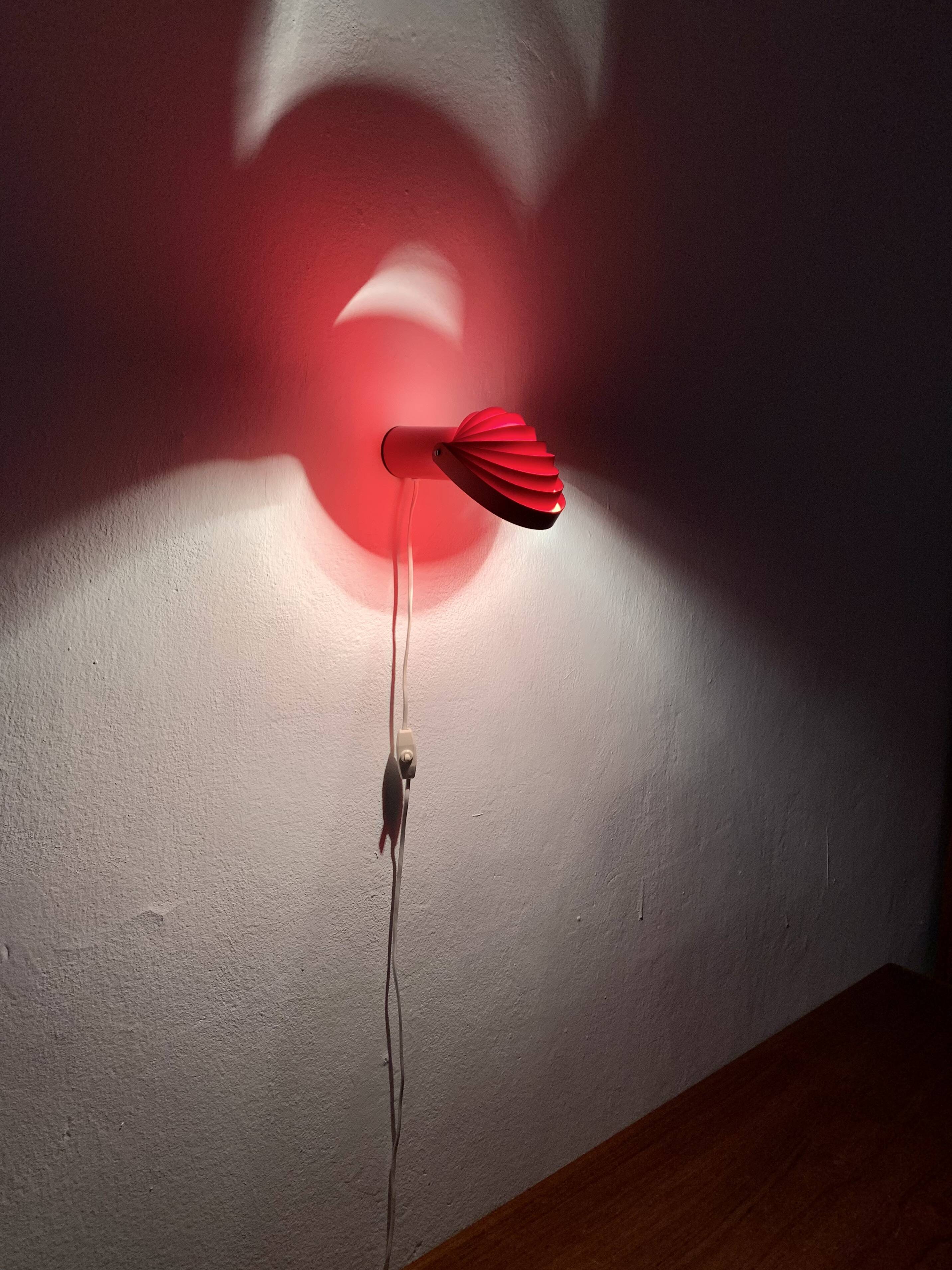 Metal Wall Lamp by E.R. Nele for Temde