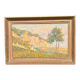 Original Swedish Oil on Canvas – “Landscape” by B. Hallberg – Signed – Vintage & Framed – 50 × 33 cm