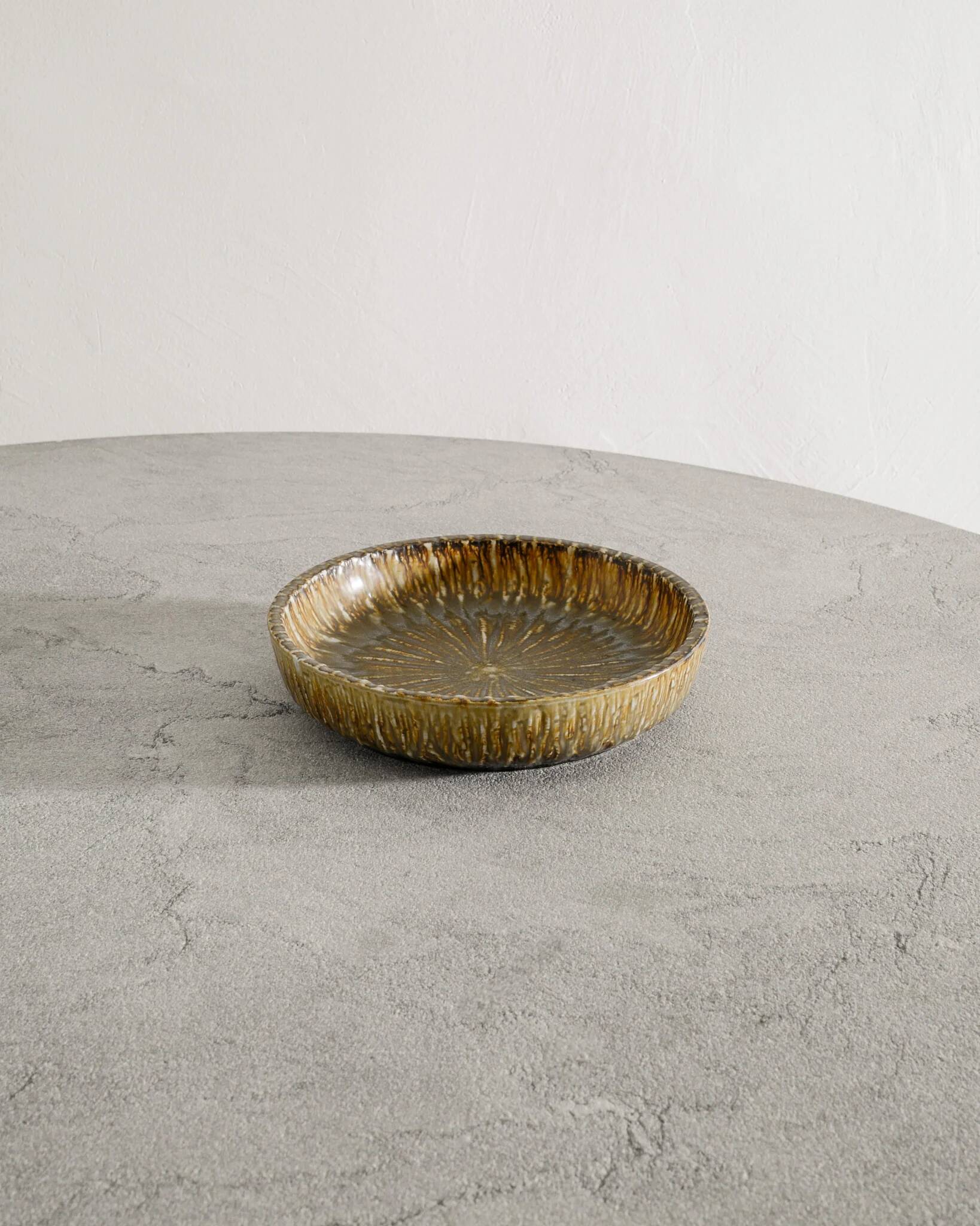 Large Vintage Swedish Ceramic "Rubus" Bowl by Gunnar Nylund, 1950s