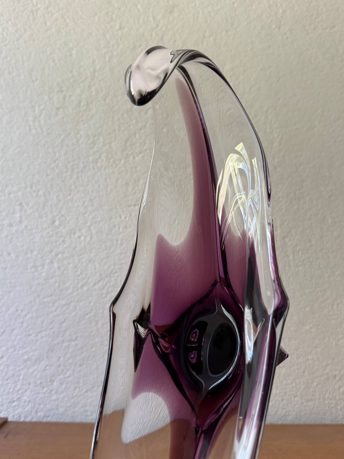 Amethyst crystal cup from the 70s