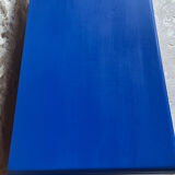 Blue and white mustache chest of drawers
