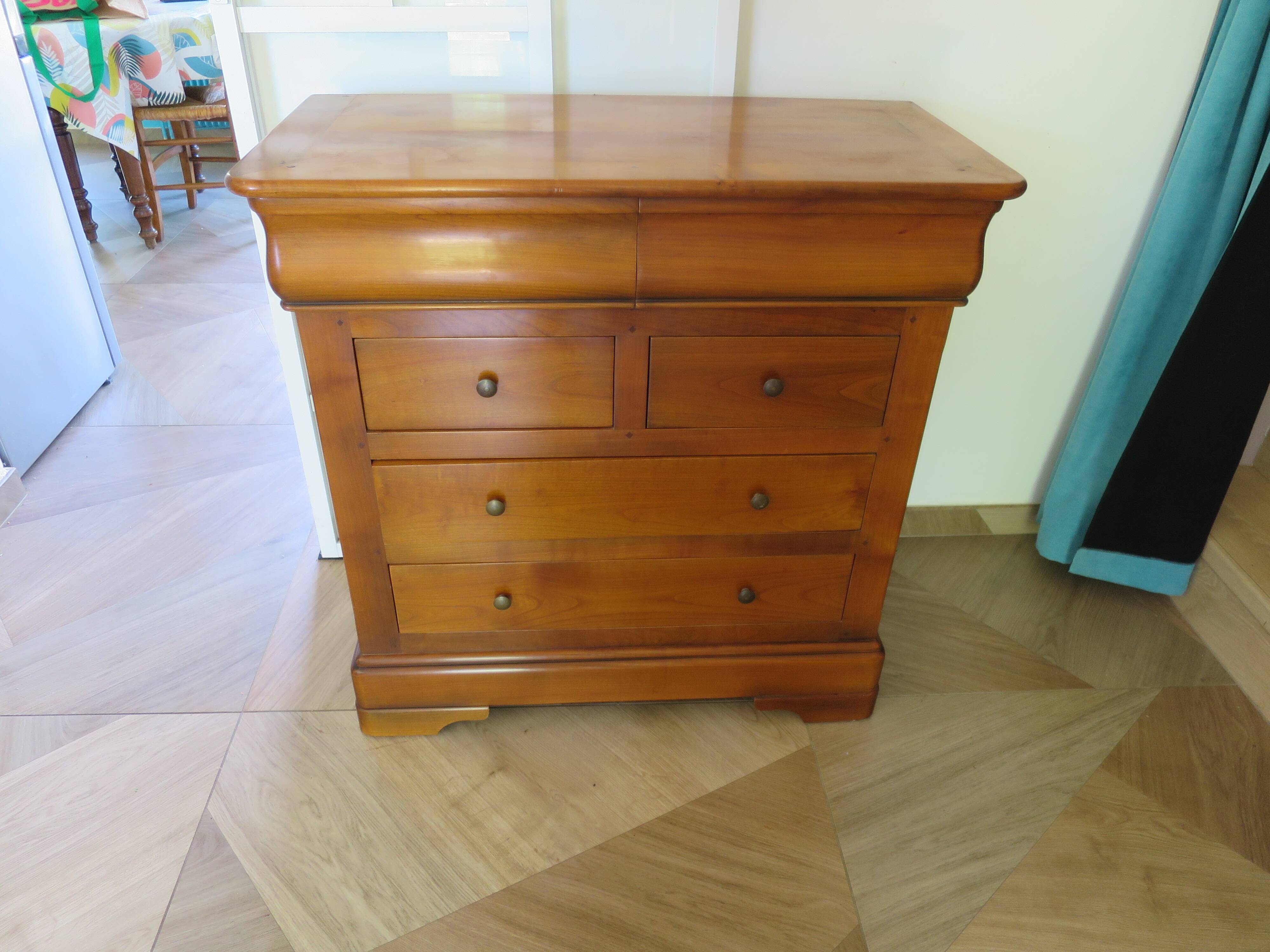 Small entrance cabinet-sideboard-dresser-Louis Philippe-6 drawers