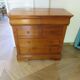 Petit meuble d’entrée-buffet d’appui-commode-Louis Philippe- 6 tiroirs