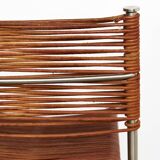 Pair of Tito Agnoli Barstools "MissB" for Pierantonio Bonacina