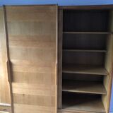 Wardrobe with marquetry Guillerme et Chambron