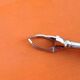 Stainless steel ice/sugar "crab" tongs Push button / 3 prongs