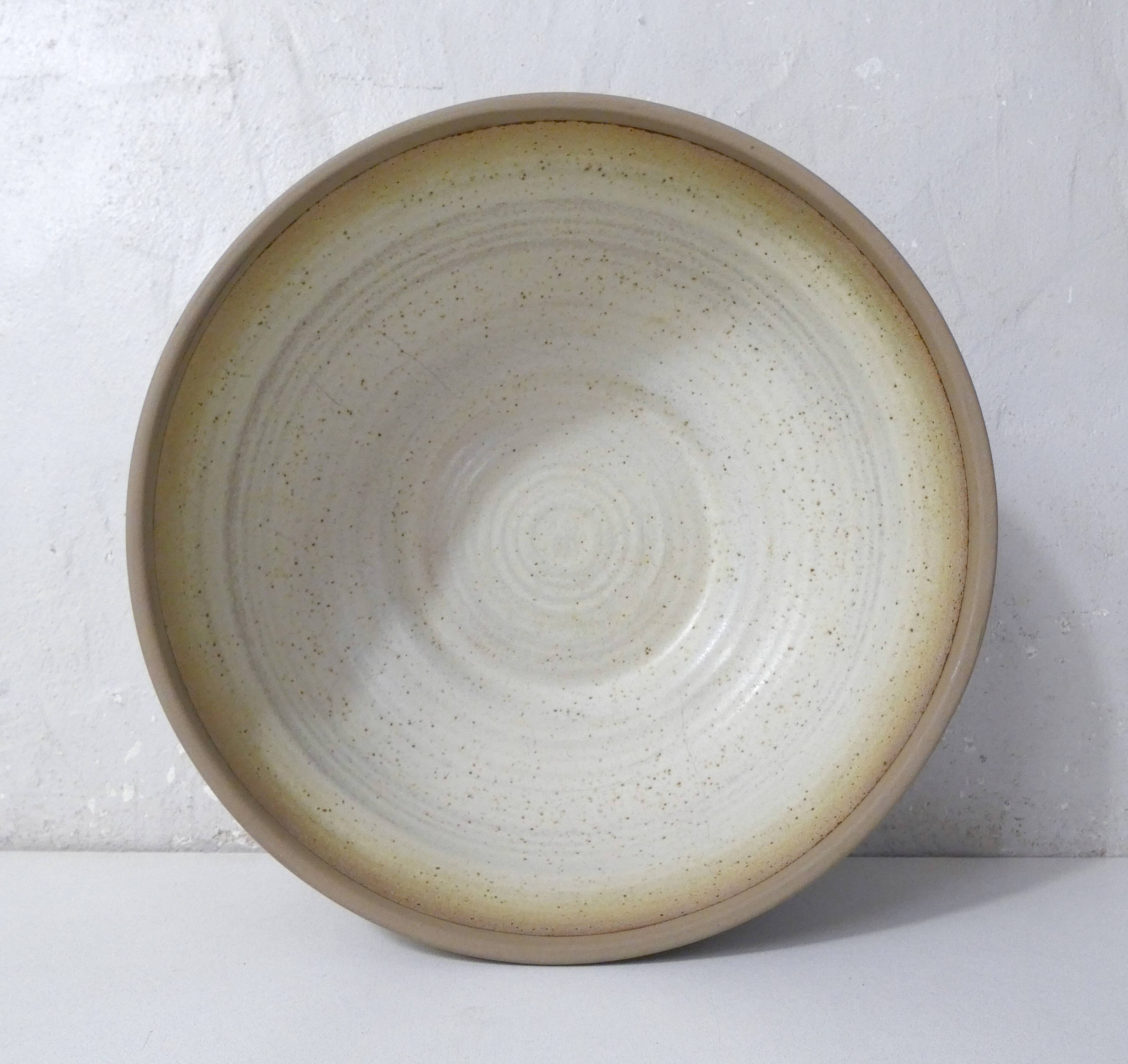 Vintage stoneware salad bowl