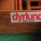 Sideboard with roller shutter doors, Danish, vintage, teak, produced by Dyrlund