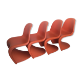 4 Panton chair S chairs by Verner Panton for Vitra 1999