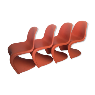 4 Panton chair S chairs by Verner Panton for Vitra 1999