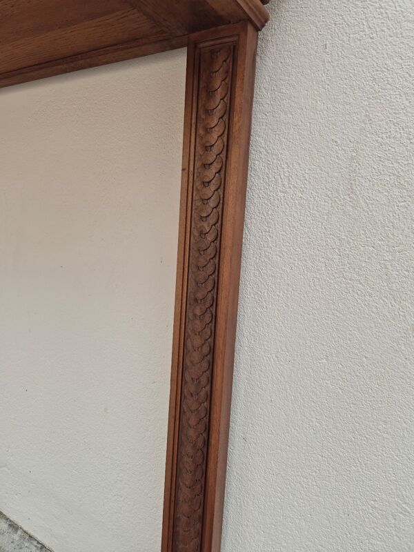 Table d'entrée console style Henri II d'époque 19éme en noyer massif