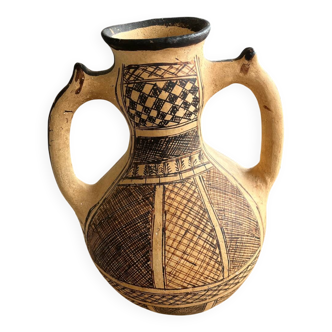 Old Tuareg jug. North Africa, Maghreb, 1st half of the 20th century.