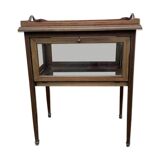 Glass tea table with its tray