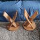 Paire de tabourets pliables Adrien Reed vintage