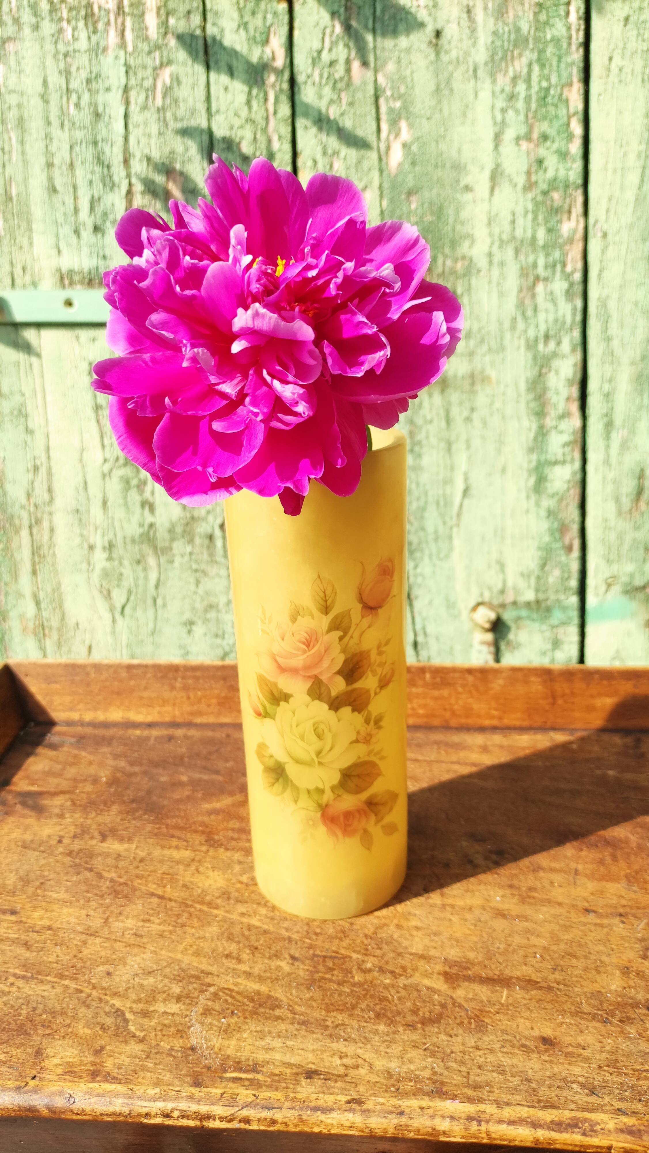 Vintage alabaster vase