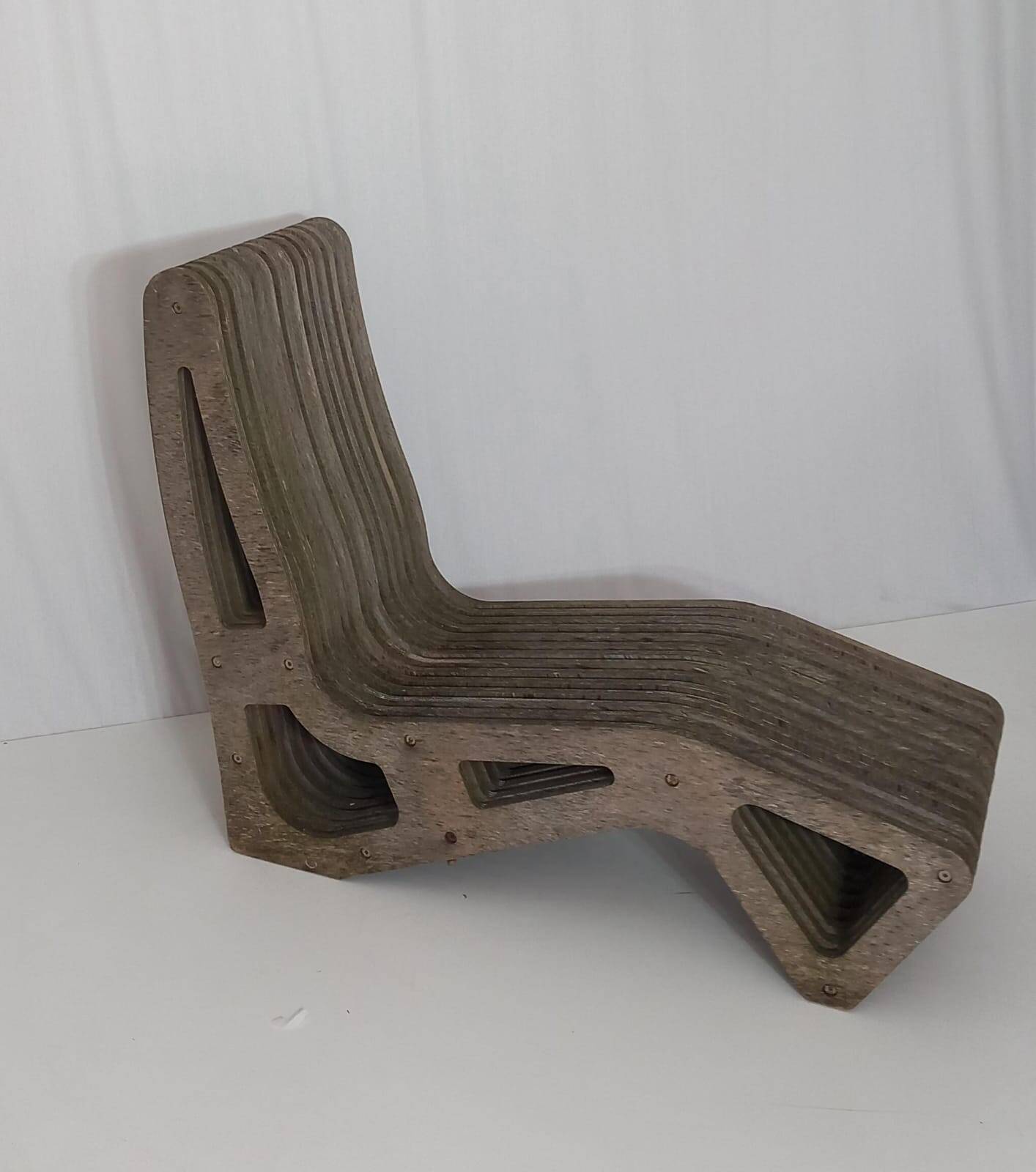 Italian Outdoor Lounge Chair, 80s