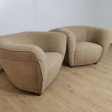 Restored armchairs by Jindrich Halabala
