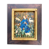 Painting Contemporary Art - Damsel and the animals of the forest