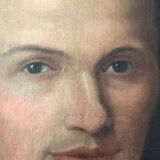 Antique Vintage 19th Century Oil Portrait Painting of a Dutch Gentleman