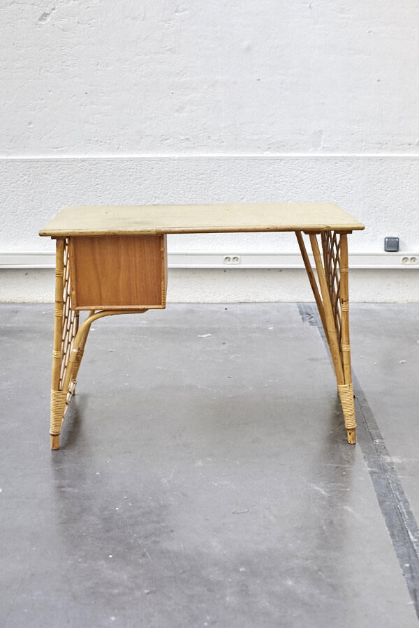 Rattan desk