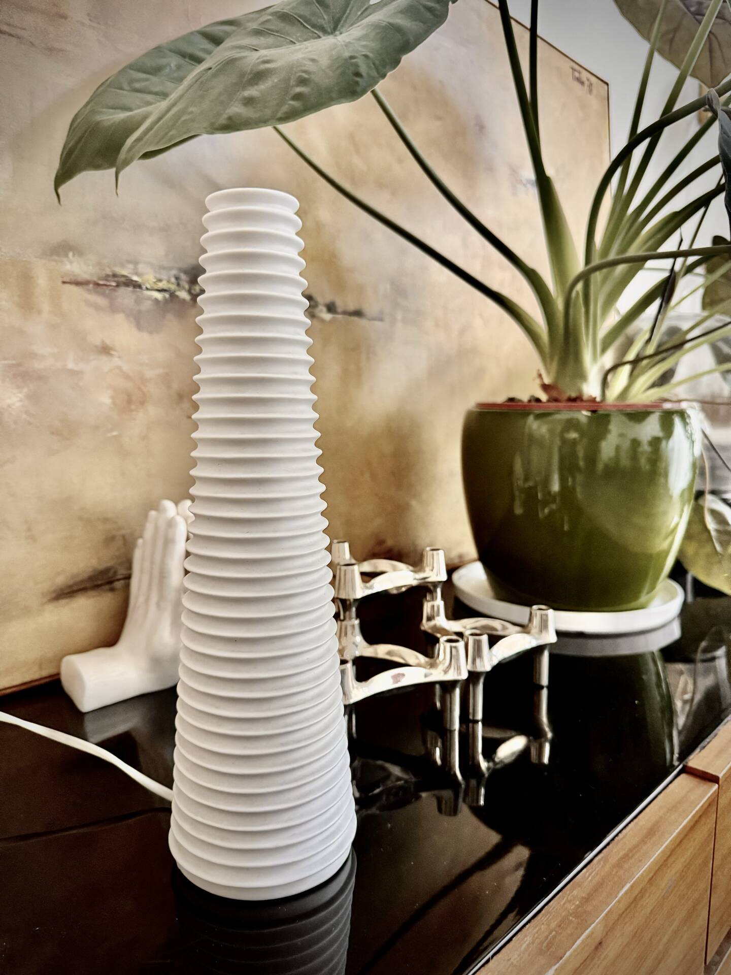 Bista Vintage Desk Lamp in Porcelain