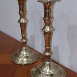Very Beautiful Pair of Vintage Brass Candlesticks