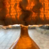 Enamelled sandstone lamp from the 1950s