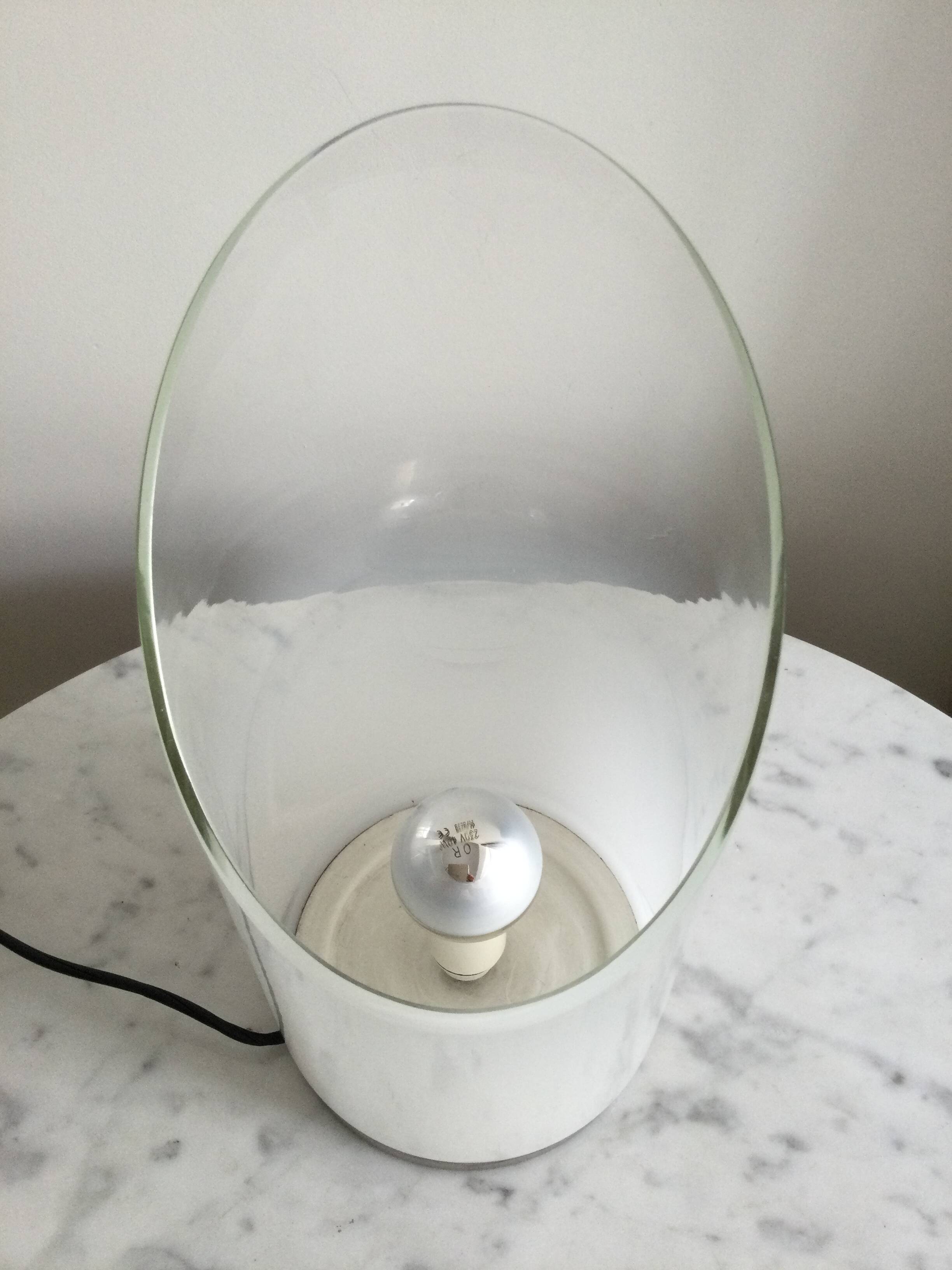 Murano glass table lamp edited by MAZZEGA Italy, 1970'