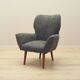 Fauteuil gris, design italien, années 1970, production : Italie