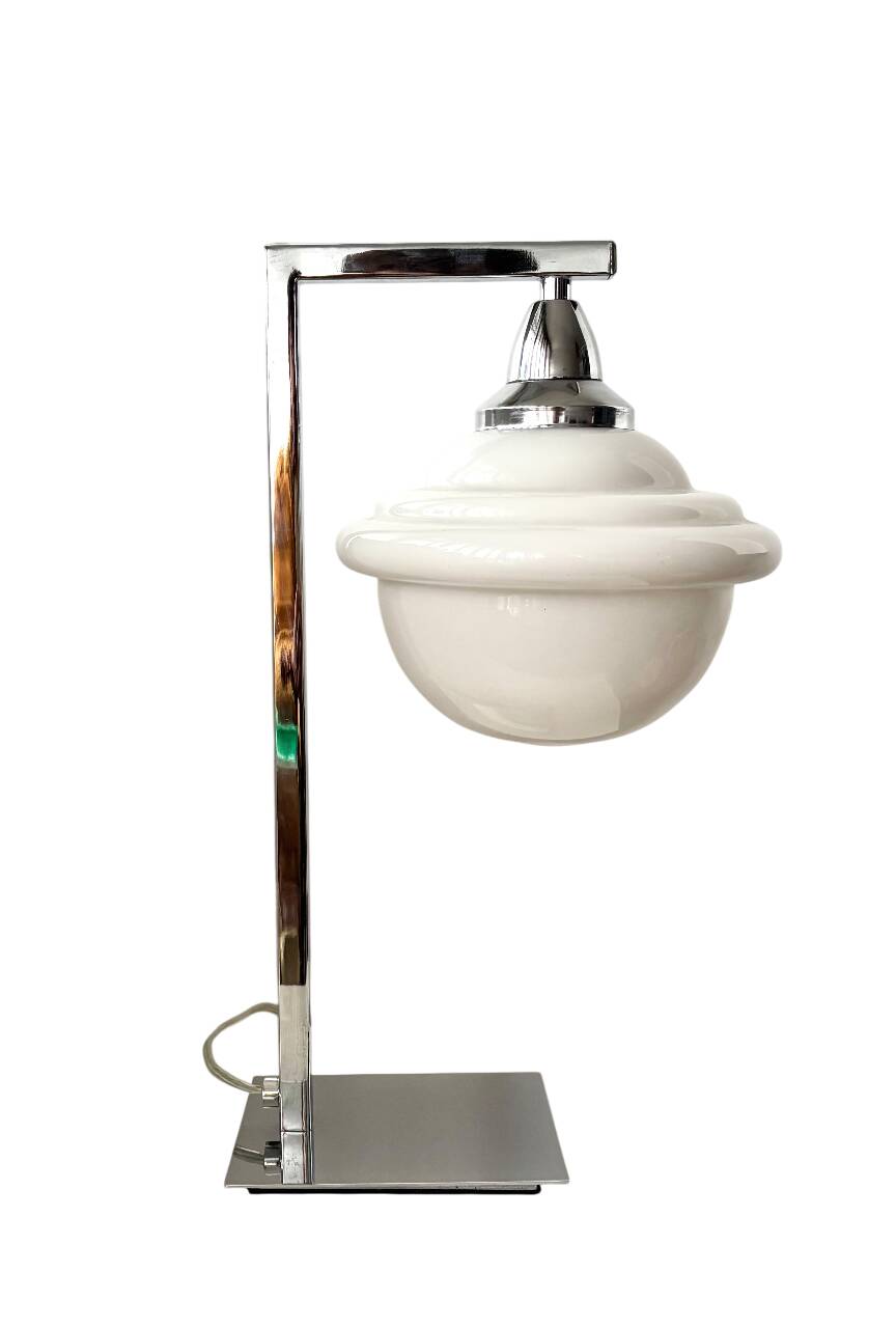 Lampe de table UFO chromée