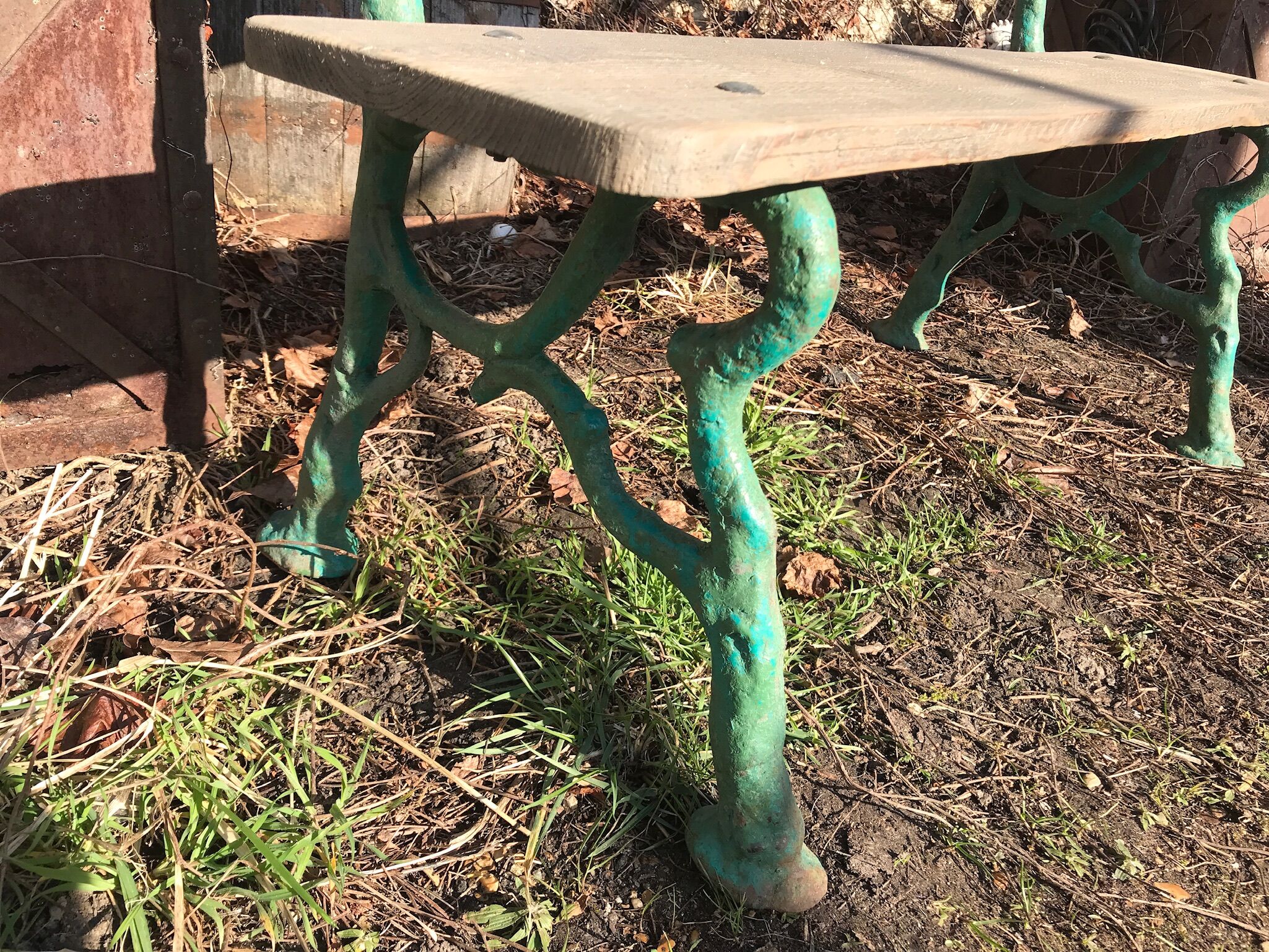 20th cast iron Garden Bench