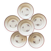 6 vintage plates