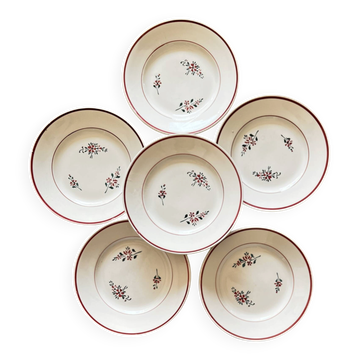 6 vintage plates