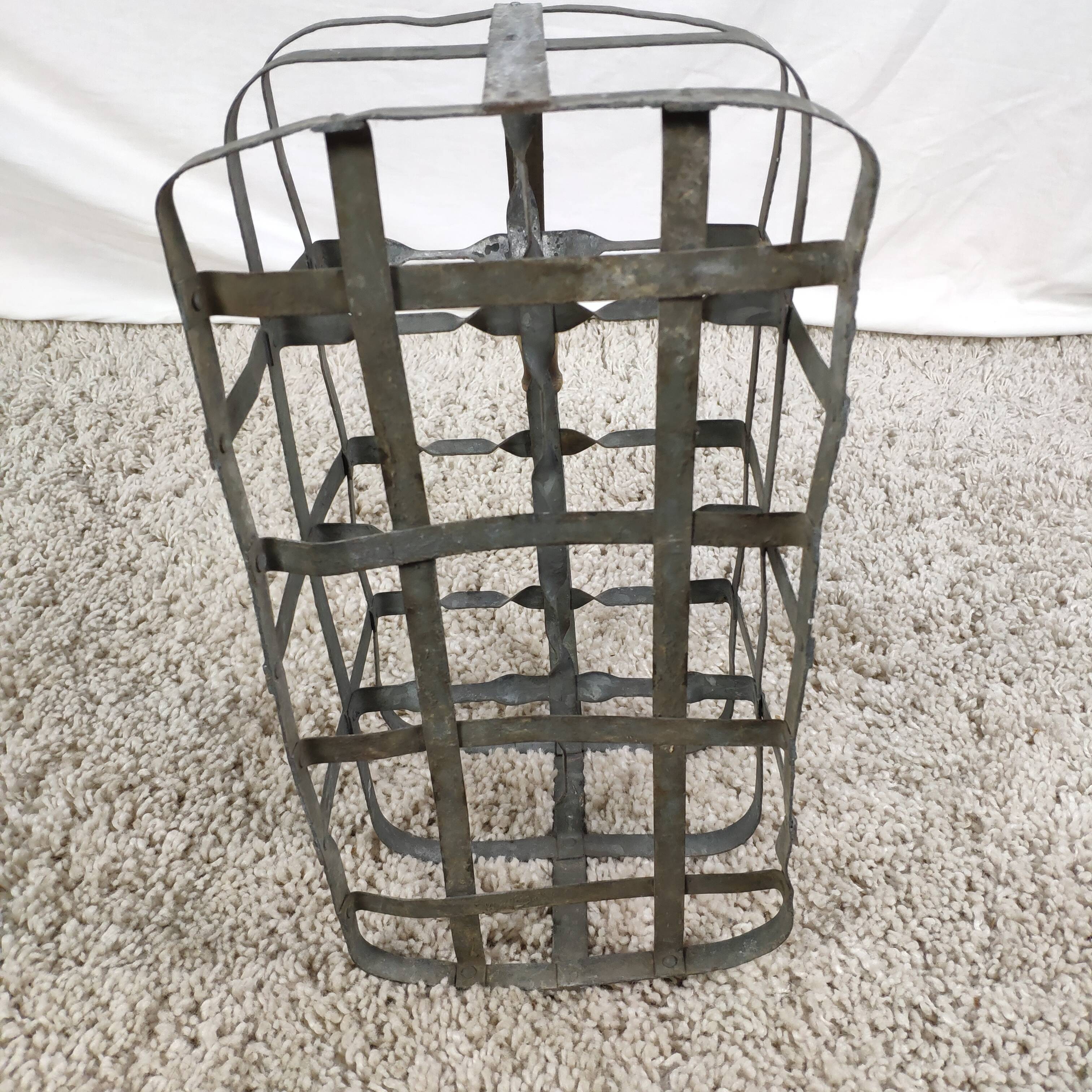 Porte-bouteille vintage en zinc