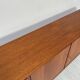 1960s vintage large minimalistic mid-century teak sideboard